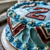 graduation sports jersey cake