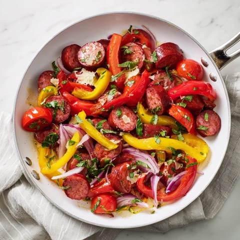 Basil Boosted Sausage Pepper