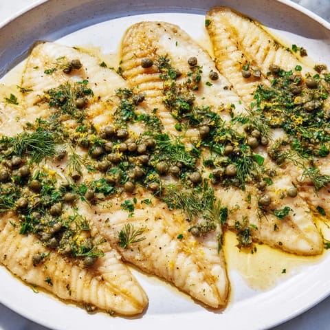 Simple Lemon-Herb Tilapia Capers