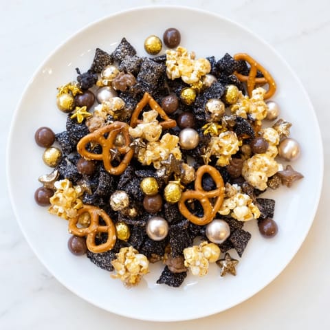 Gold and Black Midnight Snack