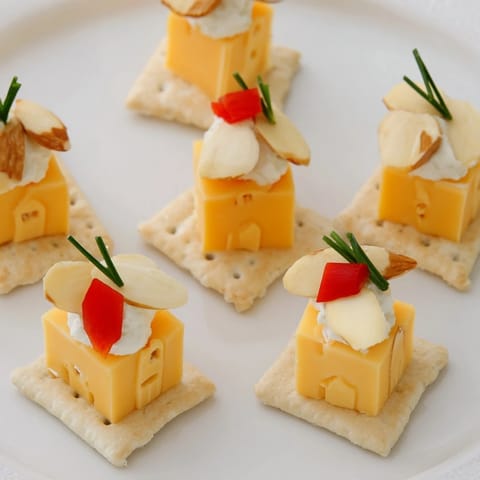 Alpine village cheese houses