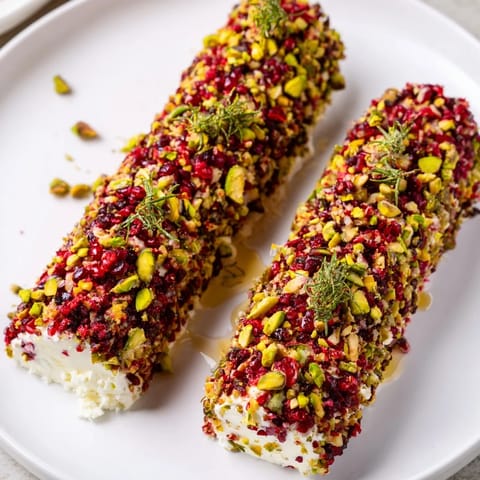 Cranberry Goat Cheese Logs