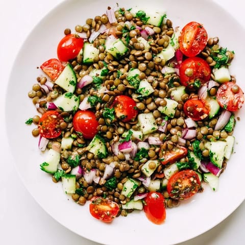 Lentil Salad with Mustard Vinaigrette