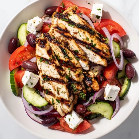 Greek Salad Grilled Chicken #120