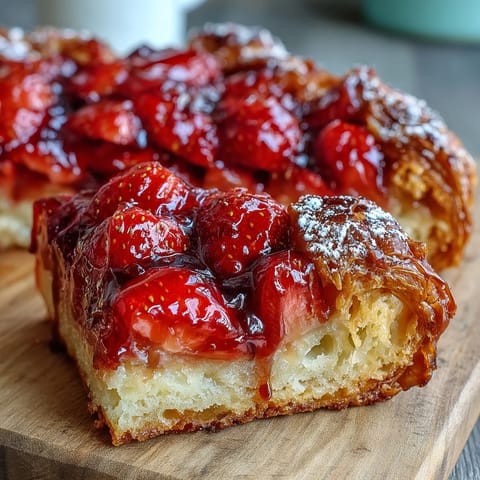 Fresh Strawberry Galette Frangipane
