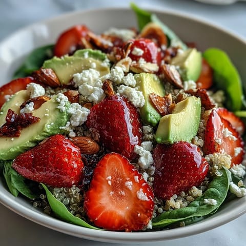 Strawberry Avocado Quinoa Salad