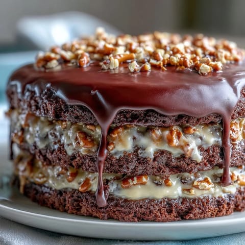 Rich chocolate, peanut butter, and pretzel goodness in this Father's Day cake.