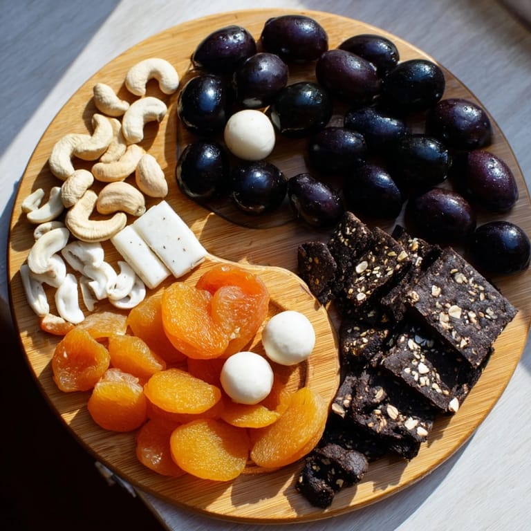 This vibrant Yin and Yang Balance Board offers a delicious contrast of flavors and textures for your enjoyment.