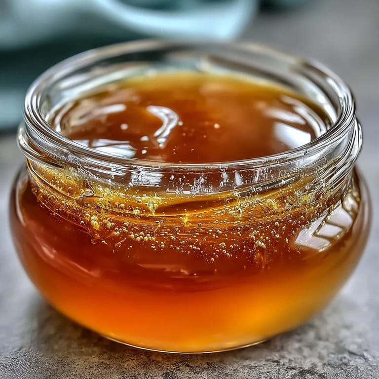 Golden dandelion jelly in a glass jar, capturing the essence of spring with a sweet, floral aroma.