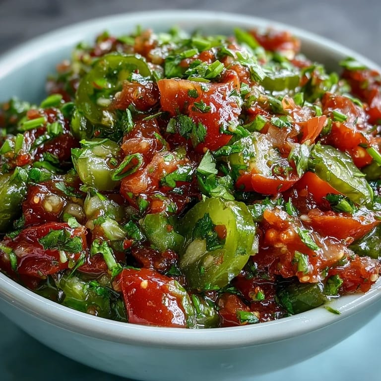 Diced Pickle de Gallo, a refreshing appetizer bursting with flavor.