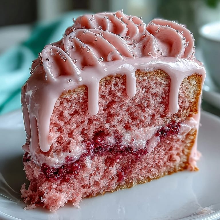 A festive Bridal Shower Rosé Velvet Cake ready for celebration with gold accents.